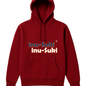 inu-Suki Hoodie 內刷毛厚帽T-酒紅